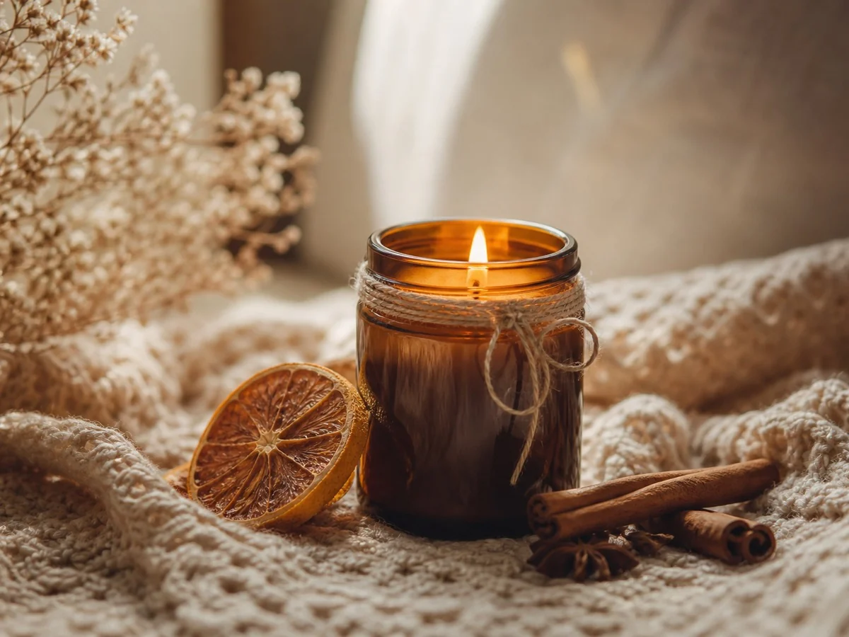 Etsy candle lifestyle photo